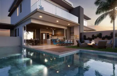 Casa com 4 dormitórios à venda, 410 m² por r$ 5.500.000,00 - riviera módulo 16 - bertioga/sp
