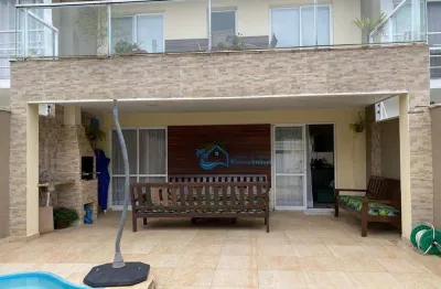 Casa com 4 dormitórios para alugar, 135 m² por r$ 5.800,00/mês - jardim  são lourenço - bertioga/sp