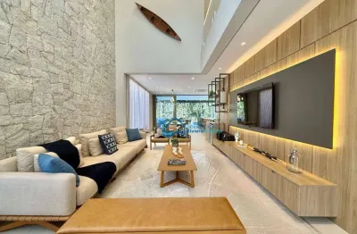 Casa com 6 dormitórios à venda, 370 m² por r$ 12.500.000,00 - módulo 11 - bertioga/sp