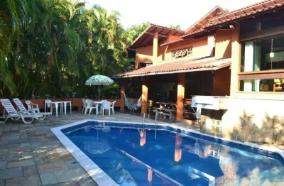 Casa com 5 dormitórios para alugar, 430 m² por r$ 4.400,00/dia - riviera - módulo 26 - bertioga/sp