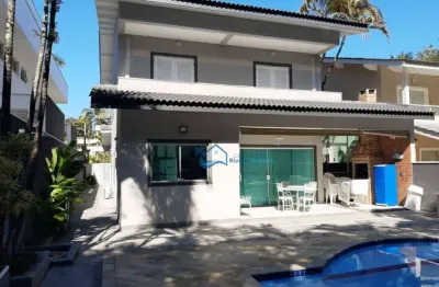 Casa com 4 dormitórios para alugar, 300 m² por r$ 2.500,00/dia - riviera módulo 18 - bertioga/sp