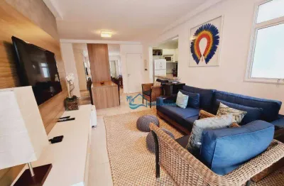 Apartamento com 3 dormitórios para alugar, 100 m² por r$ 2.900,00/dia - riviera - módulo 8 - bertioga/sp
