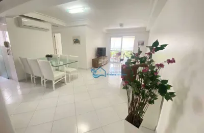 Apartamento com 3 dormitórios para alugar, 106 m² por r$ 2.000,00/dia - riviera módulo 2 - bertioga/sp