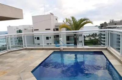 Cobertura com 4 dormitórios à venda, 223 m² por r$ 5.850.000,00 - riviera módulo 6 - bertioga/sp