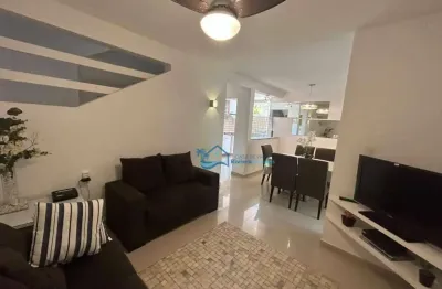 Village com 2 dormitórios para alugar, 106 m² por r$ 6.000,00/mês - riviera - módulo 26 - bertioga/sp