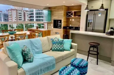 Apartamento com 3 dormitórios à venda, 127 m² por r$ 3.800.000,00 - riviera módulo 7 - bertioga/sp