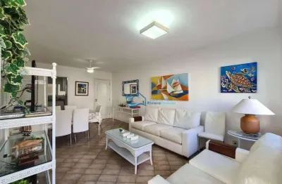 Apartamento com 4 dormitórios para alugar, 124 m² por r$ 2.200,00/dia - riviera módulo 3 - bertioga/sp