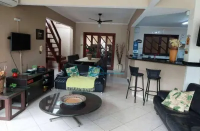 Casa com 4 dormitórios para alugar, 310 m² por r$ 2.000,00/dia - jardim  são lourenço - bertioga/sp