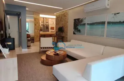 Apartamento com 3 dormitórios para alugar, 102 m² por r$ 3.200,00/dia - riviera de são lourenço - bertioga/sp