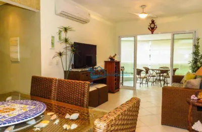 Apartamento com 3 dormitórios para alugar, 116 m² por r$ 10.500,00/mês - riviera - módulo 8 - bertioga/sp