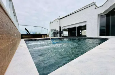 Cobertura com 3 dormitórios à venda, 172 m² por r$ 6.800.000,00 - riviera módulo 6 - bertioga/sp