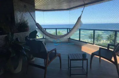 Apartamento com 4 dormitórios para alugar, 292 m² por r$ 3.800,00/dia - riviera módulo 06 - bertioga/sp