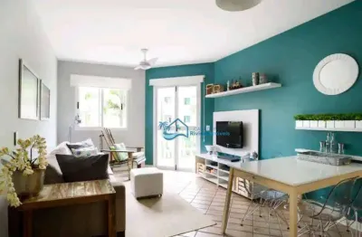 Apartamento com 2 dormitórios para alugar, 75 m² por r$ 1.200,00/dia - riviera módulo 03 - bertioga/sp