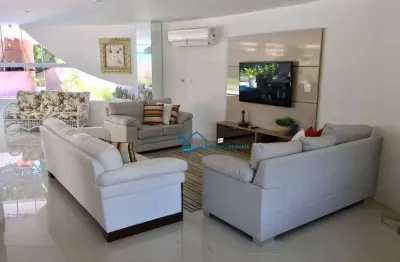 Casa com 5 dormitórios para alugar, 350 m² por r$ 18.000,00/mês - riviera módulo 21 - bertioga/sp