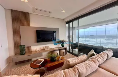 Apartamento com 4 dormitórios à venda, 208 m² por r$ 16.200.000,00 - riviera módulo 03 - bertioga/sp