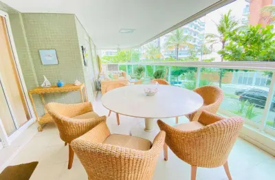 Apartamento com 3 dormitórios para alugar, 140 m² por r$ 2.950,00/dia - riviera - módulo 7 - bertioga/sp