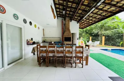 Casa com 4 dormitórios à venda, 262 m² por r$ 3.500.000 - guaratuba ii - bertioga/sp