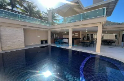 Casa com 9 dormitórios, 670 m² - venda por r$ 12.000.000,00 ou aluguel por r$ 27.400,00/mês - riviera módulo 04 - bertioga/sp