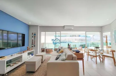 Apartamento com 3 dormitórios à venda, 108 m² por r$ 3.650.000,00 - riviera módulo 07 - bertioga/sp