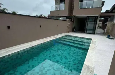 Casa com 4 dormitórios à venda, 270 m² por r$ 2.700.000 - boracéia - bertioga/sp