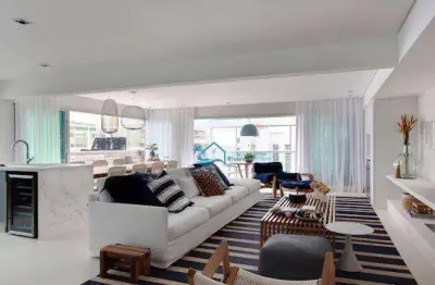 Apartamento com 3 dormitórios à venda, 232 m² por r$ 6.800.000 - riviera módulo 08 - bertioga/sp