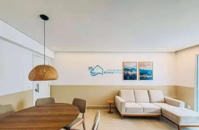 Apartamento com 3 dormitórios à venda, 110 m² por r$ 3.990.000,00 - riviera módulo 07 - bertioga/sp