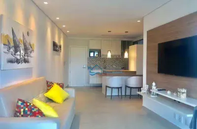 Apartamento com 2 dormitórios para alugar, 87 m² por R$ 1.500,00/dia - Riviera Módulo 05 - Bertioga/SP