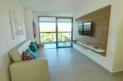 Apartamento com 2 dormitórios para alugar, 87 m² por r$ 1.500,00/dia - riviera módulo 5 - bertioga/sp