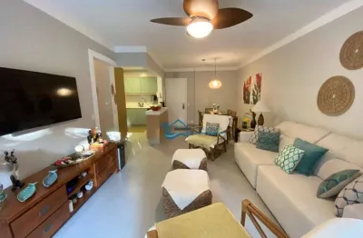 Apartamento com 3 dormitórios para alugar, 107 m² por r$ 1.600,00/dia - riviera - módulo 7 - bertioga/sp