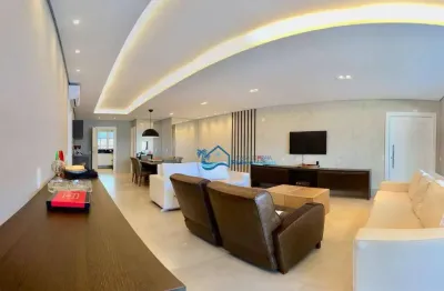 Apartamento com 4 dormitórios para alugar, 219 m² por r$ 4.500,00/dia - riviera - módulo 7 - bertioga/sp