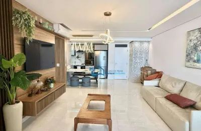 Apartamento com 3 dormitórios à venda, 100 m² por r$ 4.800.000,00 - riviera módulo 6 - bertioga/sp