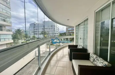 Apartamento com 3 dormitórios para alugar, 155 m² por r$ 13.000,00/mês - riviera - módulo 7 - bertioga/sp
