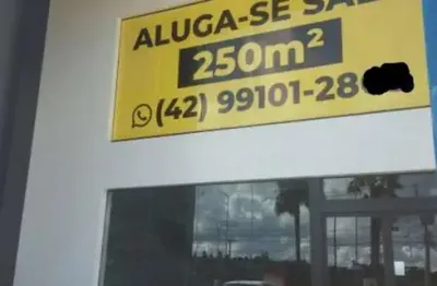 Sala comercial para locação em guarapuava, cidade dos lagos