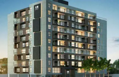 Excelente apartamento com 2 quartos sendo 1 suíte, 1 sala ampla e varanda à venda, 65 m² por r$ 890.000 - cabo branco - joão pessoa/pb