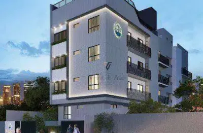 Belíssimo apartamento duplex com 3 dormitórios, 1 sala e área de lazer incrível à venda, 127 m² por r$ 670.000 - bancários - joão pessoa/pb