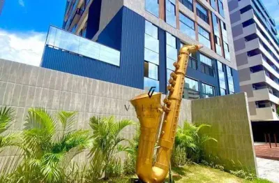 Apartamento com 2 dormitórios, sala ampla e área de lazer incrível à venda, 62 m² por r$ 720.000 - cabo branco - joão pessoa/pb