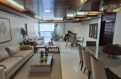Apartamento extraordinário com 4 dormitórios, sala para 4 ambientes, cozinha e varanda à venda, 194 m² por r$ 1.200.000 - tambaú - joão pessoa/pb