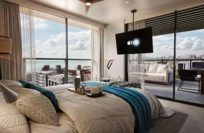 Amplo apartamento com 1 dormitório, sala e varandona à venda, 46 m² por r$ 795.688 - jardim oceania - joão pessoa/pb