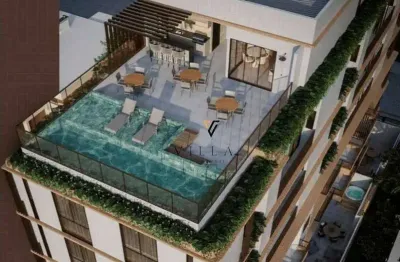Apartamento com 2 dormitórios, sala, cozinha americana e varanda à venda, 56 m² por r$ 415.990 - bessa - joão pessoa/pb