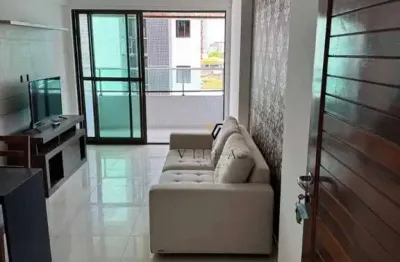 Apartamento com 2 dormitórios, sala. cozinha americana e varanda à venda, 58 m² por r$ 555.000 - manaíra - joão pessoa/pb