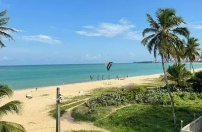 Apartamento  pé na areia com 2 dormitórios, sala e cozinha americanaà venda, 64 m² por r$ 1.000.000 - jardim oceania - joão pessoa/pb