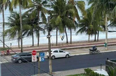 Flat à beira mar com 1 dormitório, sala e cozinha integradas à venda, 19 m² por r$ 375.000 - cabo branco - joão pessoa/pb