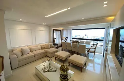 Apartamento luxuoso com 4 dormitórios, 3 salas, cozinha ampla e varanda à venda, 186 m² por r$ 1.700.000 - jardim oceania - joão pessoa/pb