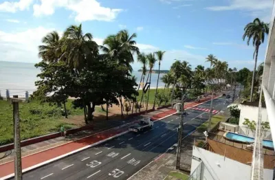 Apartamento vista mar com 1 dormitório, sala, cozinha americana e varanda integradas à venda, 43 m² por r$ 470.000 - cabo branco - joão pessoa/pb