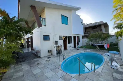 Casa belíssima com 4 dormitórios, 2 salas, cozinha ampla e varanda espetacular à venda com 322m² por r$ 1.900.000 - bela vista - cabedelo/pb