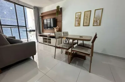 Apartamento excelente com 2 dormitórios, sala, e cozinha americana integradas à venda, 59 m² por r$ 470.000 - intermares - cabedelo/pb