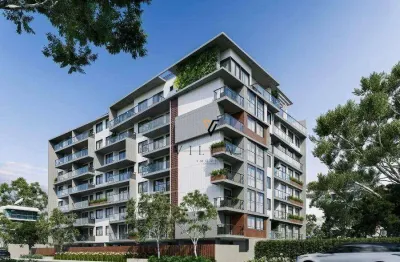 Flat perfeito com 1 dormitório, sala e cozinha americana integradas à venda, 30 m² por r$ 410.000 - jardim oceania - joão pessoa/pb