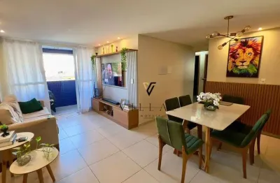 Apartamento maravilhoso com 3 dormitórios, 2 salas e cozinha à venda, 110 m² por r$ 550.000 - jardim oceania - joão pessoa/pb