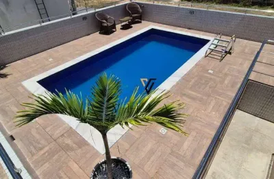 Apartamento a 50 m do mar com 3 dormitórios, 2 salas, cozinha e varanda à venda, 93 m² por r$ 580.000 - aeroclube - joão pessoa/pb