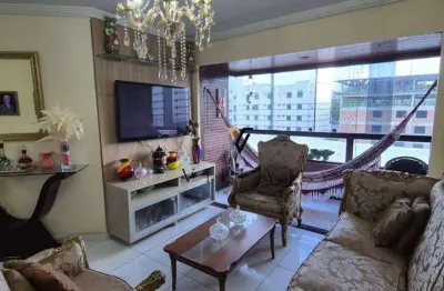 Apartamento a 50m do mar com 3 dormitórios, 2 salas, cozinha e varanda à venda, 104 m² por r$ 650.000 - tambaú - joão pessoa/pb